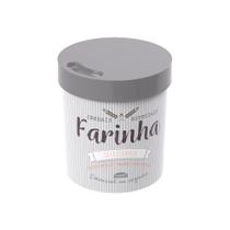 Porta mantimento plasutil red farinha 2,5lts 3998 cinza