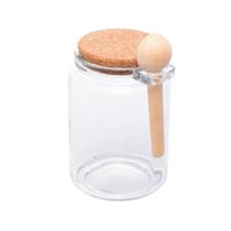 Porta Mantimento Redondo com Tampa de Rolha e Colher 650ml - Lyor
