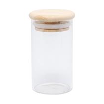 Porta Mantimento Wolff de Vidro com Tampa de Bambu 1L