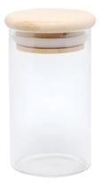 Porta Mantimento Wolff De Vidro Com Tampa De Bambu 800ml Incolor Porta Mantimento Wolff De Vidro Com Tampa De Bambu 800ml Incolor