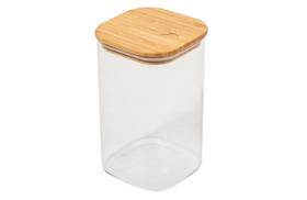 Porta mantimentos borossilicato com tampa bambu 1500 ml Porta mantimentos borossilicato com tampa bambu 1500 ml