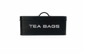 Porta Mantimentos Com 3 Divisórias Para Sache De Chás - Preto Porta Mantimentos Com 3 Divisórias Para Sache De Chás - Preto