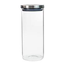Porta mantimentos com tampa de metal e silicone 1250ml