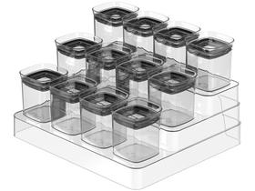 Porta-Mantimentos de Plástico Hermético Retangular 150ml Ou Block Porta-Mantimentos de Plástico Hermético Retangular 150ml Ou Block