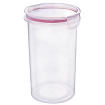 Porta mantimentos Hermético Redondo Trava Mais 1,8 litros vermelho Plasutil ref.14340 Porta mantimentos Hermético Redondo Trava Mais 1,8 litros vermelho Plasutil ref.14340