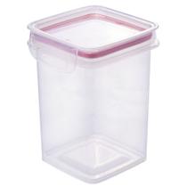 Porta mantimentos Hermético Trava Mais 830ml vermelho Plasutil ref.9930 Porta mantimentos Hermético Trava Mais 830ml vermelho Plasutil ref.9930