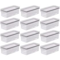 Porta mantimentos hermético Trava Mais 875ml fendi com 12 unidades Plasutil ref.9918