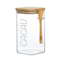 Porta Mantimentos - Quadrado (1,3 Litros) Cacau Porta Mantimentos - Quadrado (1,3 Litros) Cacau