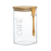 Porta Mantimentos - Quadrado (1,3 Litros) Café