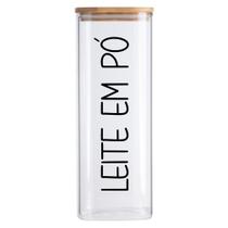 Porta Mantimentos - Quadrado (1,9 Litros) Leite em Pó
