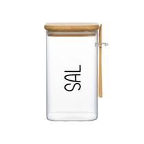 Porta Mantimentos Quadrado (950 ml) Sal Porta Mantimentos Quadrado (950 ml) Sal