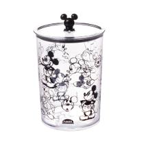 Porta mantimentos redondo cristal decorado mickey 1 l