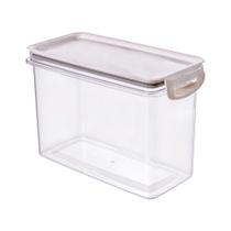 Porta Mantimentos Ret Trava+ Cristal 1,9 L Vedação Hermética Porta Mantimentos Ret Trava+ Cristal 1,9 L Vedação Hermética