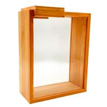 Porta Mantimentos Retangular Dispenser De Alimentos Em Bambu