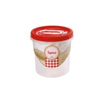 Porta Mantimentos Tampa Rosca Pote Tapioca Branco 1,8L