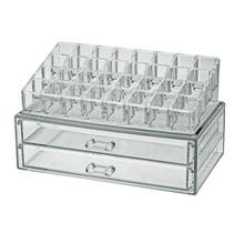 Porta Maquiagem Dupla Gaveta Make Batom Cosméticos Porta Maquiagem Dupla Gaveta Make Batom Cosméticos