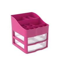 Porta maquiagem gaveteiro organizador de mesa multiuso plastico Nitronplast