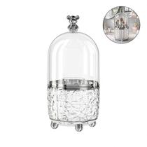 Porta Maquiagem Giratório Com Tampa Decoração Armazenamento Cosméticos Pincel Batom Bancada Banheiro Luxo Porta Maquiagem Giratório Com Tampa Decoração Armazenamento Cosméticos Pincel Batom Bancada Banheiro Luxo