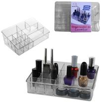 Porta Maquiagem Porta 9 Batons Kit Organizador Acrílico Cosmético - Camp