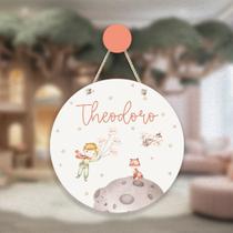 Porta maternidade com aplique Pequeno príncipe II