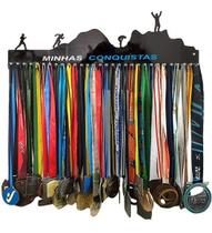 Porta Medalha Corrida Montanha Masc Para Até 100 Medalhas
