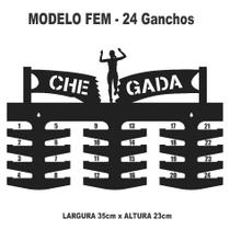 Porta Medalhas Corrida Chegada 18 - 24 - 36 - 48 Ganchos MDF Vazado Porta Medalhas Corrida Chegada 18 - 24 - 36 - 48 Ganchos MDF Vazado