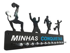 Porta Medalhas Futebol Masculino 34cm Comprimento
