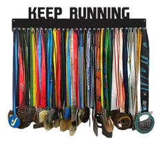 Porta Medalhas Keep Running Para Ate 100 Medalhas