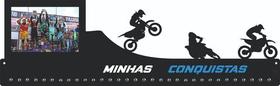 Porta Medalhas Motocross Porta Retrato Para Ate 100 Medalhas