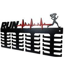 Porta Medalhas Para Corrida De Rua Mulher Com 40 Ganchos