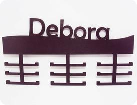 Porta Medalhas Personalizado com Nome em MDF de Alta Qualidade