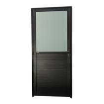 Porta Meia Lambril Meia Vidrão Super 25 Vidro Boreal Abertura Direita Preto Brimak Porta Meia Lambril Meia Vidrão Super 25 Vidro Boreal Abertura Direita Preto Brimak