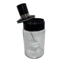 Porta Mel De Vidro C/ Tampa & Pegador de Plástico 260ml 10x6,5 Porta Mel De Vidro C/ Tampa & Pegador de Plástico 260ml 10x6,5