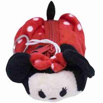 Porta Moeda Pelúcia Formato Minnie Tsum Tsum - Disney