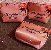 Porta moedas acetinado Presente de Deus Porta moedas acetinado Presente de Deus