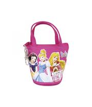 Porta moedas com chaveiro disney princesses rosa