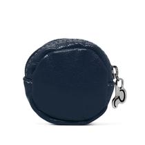 Porta Moedas de Couro Dime - Azul