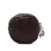 Porta Moedas de Couro Dime - Marrom Café