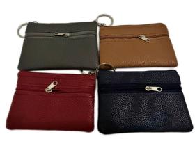 Porta Moedas Níquel de material ecológico Chaveiro com Zíper Unisex Porta Moedas Níquel de material ecológico Chaveiro com Zíper Unisex