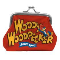 Porta Moedas Woody Woodpecker Fundo Vermelho - Pica Pau