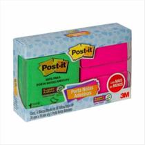 Porta notas adesivas 3M post-it com 4 refis adesivos