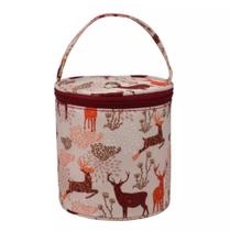 Porta Novelos 14cm Linhas Agulhas Acessórios Crochê Tricô Porta Novelos 14cm Linhas Agulhas Acessórios Crochê Tricô