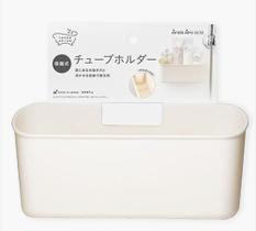 Porta Objeto Branco Plástico Retangular com Ventosa - do Japão