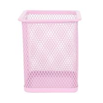 Porta Objeto Lápis Maquiagem Metal Organizador Rosa Aramado Porta Objeto Lápis Maquiagem Metal Organizador Rosa Aramado