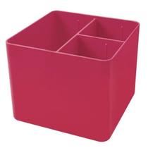 Porta objeto organizador de mesa com 3 divisórias Full Color Dello