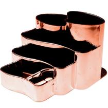 Porta Objeto Organizador Dello Metalizado 7 Divisões Rosê Porta Objeto Organizador Dello Metalizado 7 Divisões Rosê