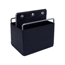 Porta Objetos 2 Divisórias BTC Metal material sintético Preto