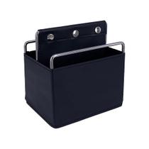 Porta Objetos 2 Divisórias BTC Metal material sintético Preto