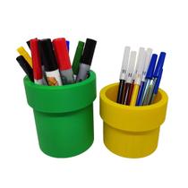 Porta Objetos Caneta 3D Kit Canos Mario Gamer Mesa Porta Objetos Caneta 3D Kit Canos Mario Gamer Mesa