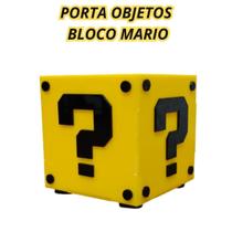 Porta Objetos Cubo Mario Charada Presente Geek Gamers Porta Objetos Cubo Mario Charada Presente Geek Gamers